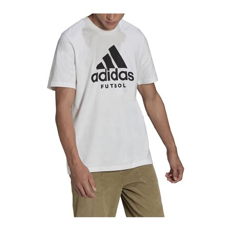 adidas t shirt weiß schwarz kurz|Adidas T.